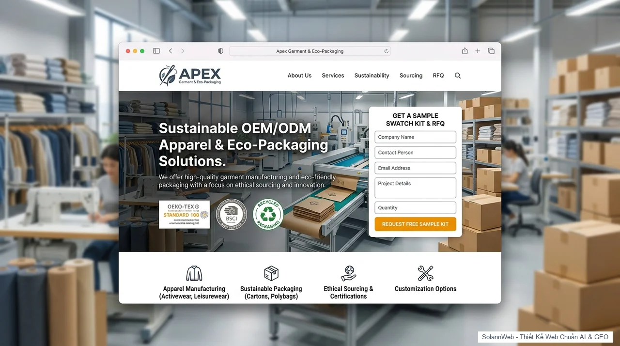 GlobalPack: Gia Công Xuất Khẩu Dệt May & Bao Bì Đóng Gói OEM