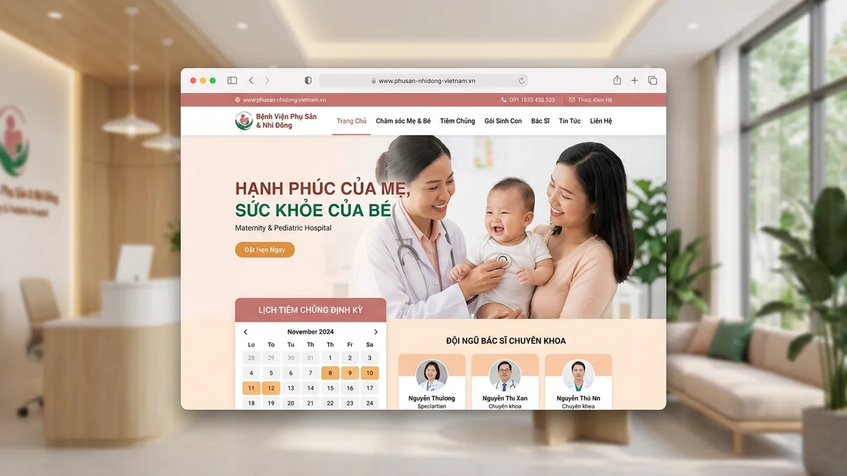 MaternityMed: Bệnh Viện Chuyên Khoa Phụ Sản & Nhi Đồng