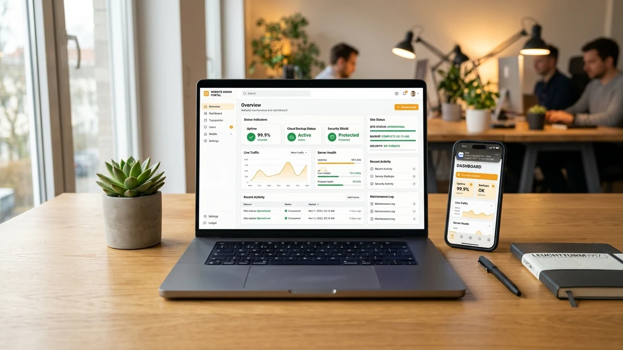 Dịch vụ quản trị website chuyên nghiệp chuẩn kỹ sư SolannWeb