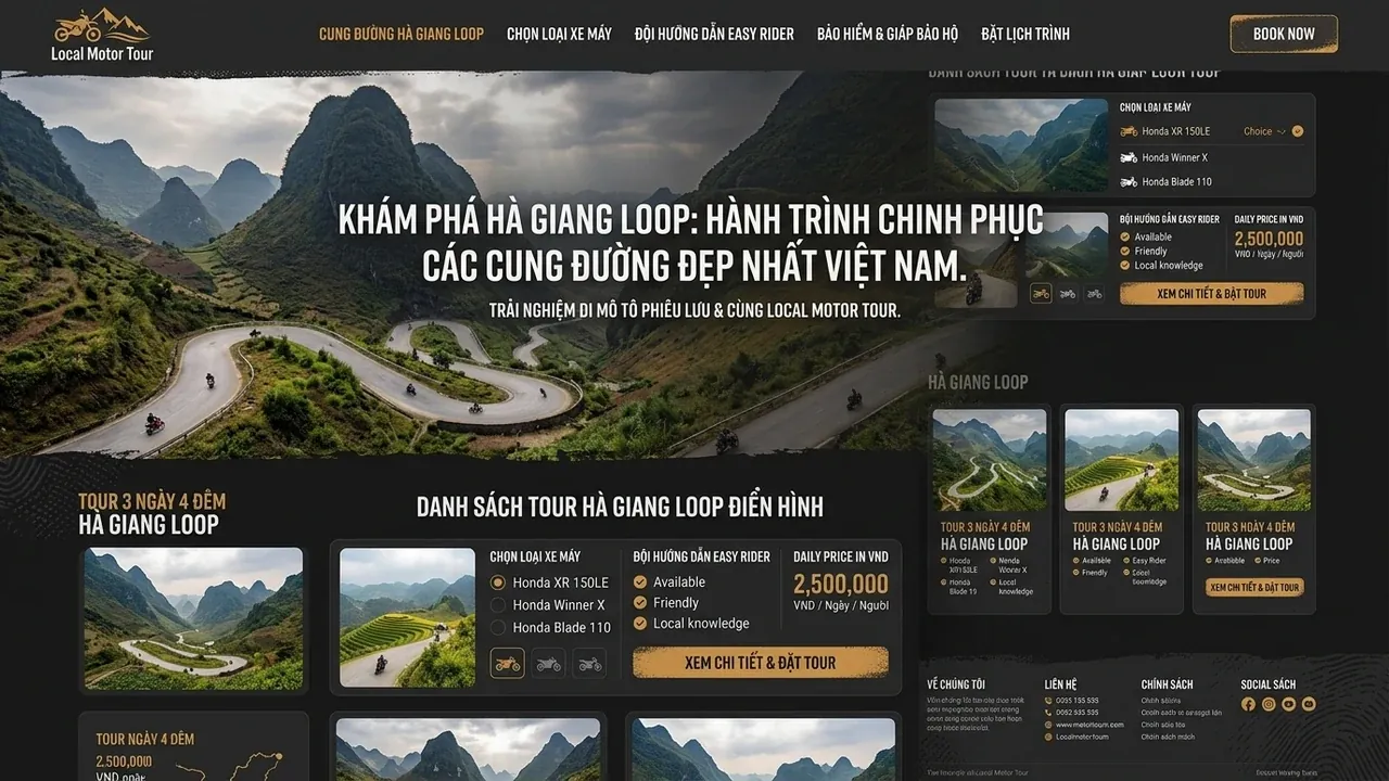RiderTrail: Du Lịch Trải Nghiệm Xe Máy Cung Đường Tây Bắc