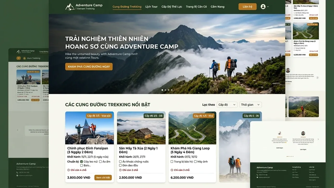 PeakTrek: Tour Trekking Khám Phá, Leo Núi & Cắm Trại Sinh Thái