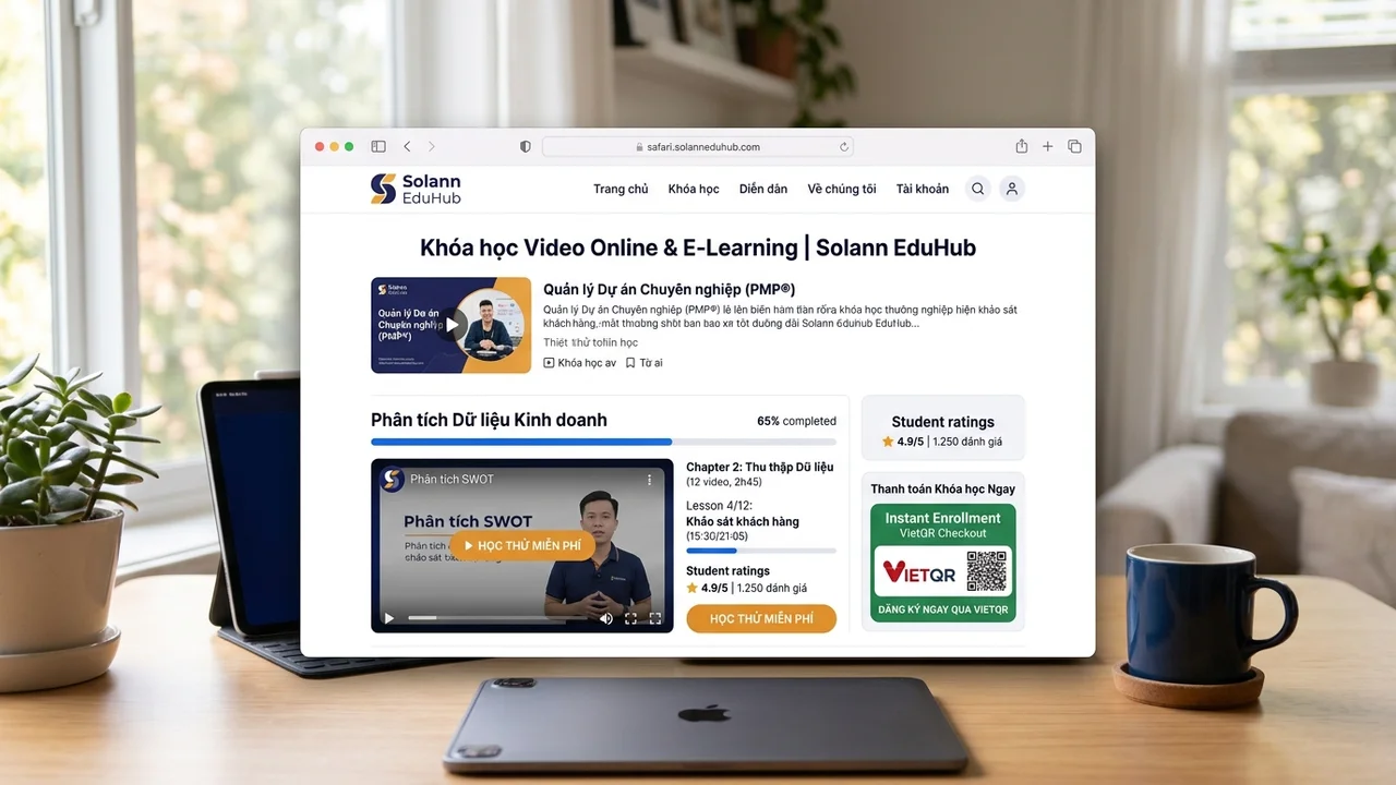 EduPlatform: Nền Tảng Học Trực Tuyến E-Learning & Khóa Học LMS