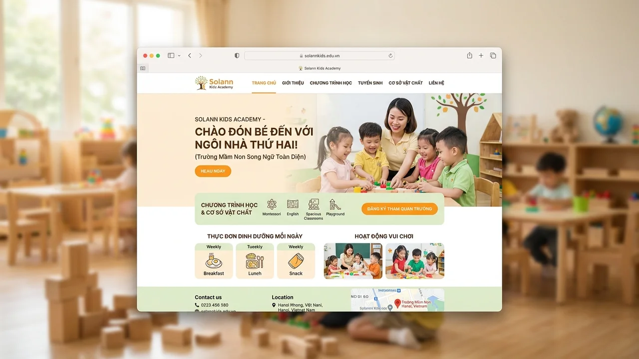 SunKinder: Trường Mầm Non Song Ngữ & Giáo Dục Sớm