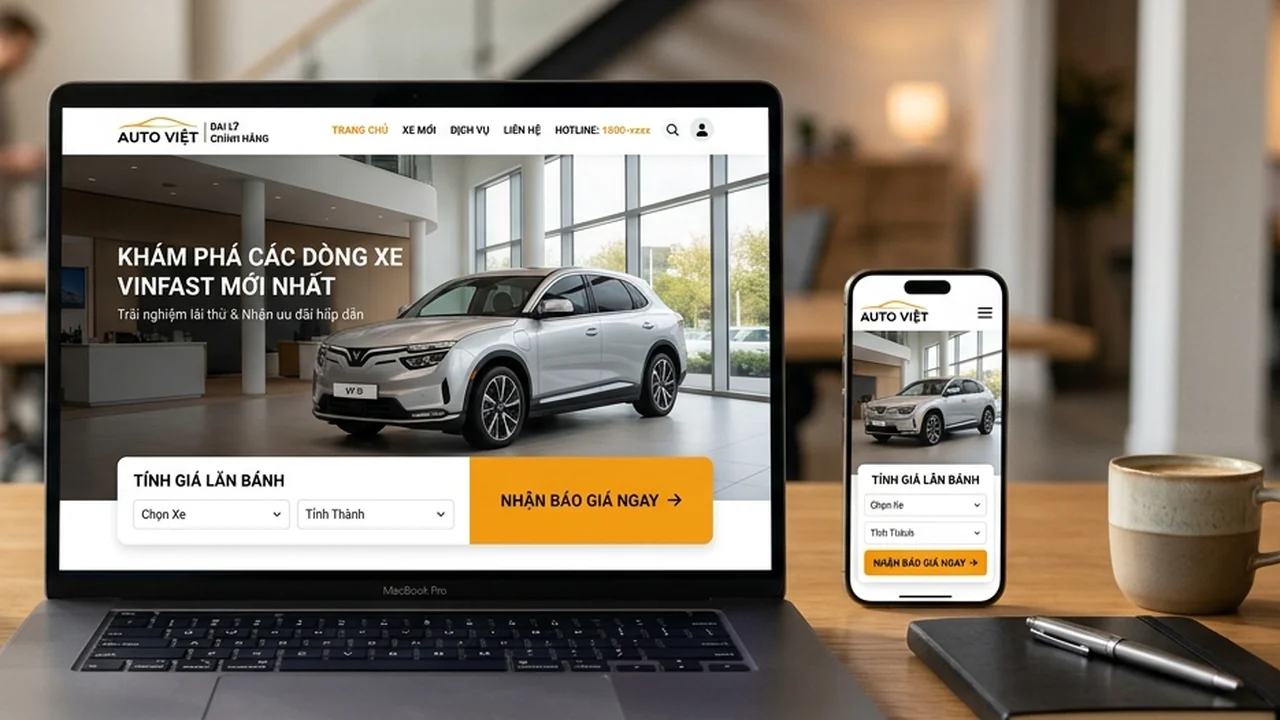 CarAdvisor: Landing Page Chuyên Viên Tư Vấn Bán Xe Cá Nhân