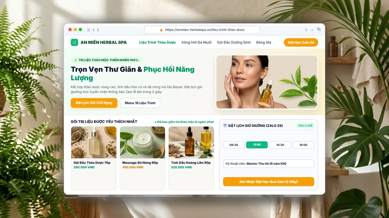 LotusZen: Day Spa Thảo Mộc Tự Nhiên & Massage Thư Giãn
